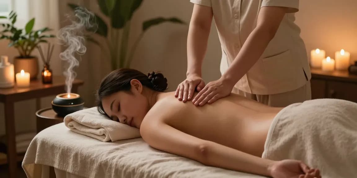 Indulge in 화성출장마사지 while experiencing a tranquil spa setting with soothing aromas and calming ambiance.