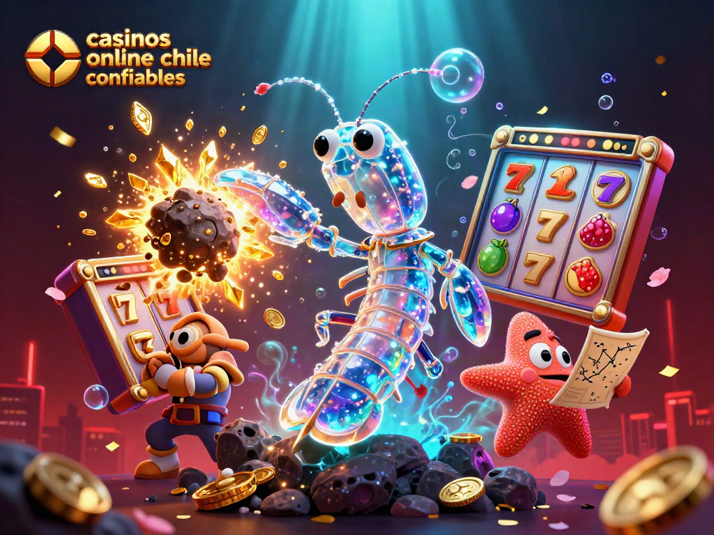 Casinos online chile confiables: samuráis y tragamonedas en una escena vibrante de juego.