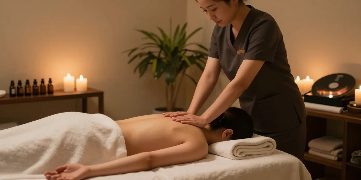 Experience 화성출장마사지 in a serene spa environment with calming elements.