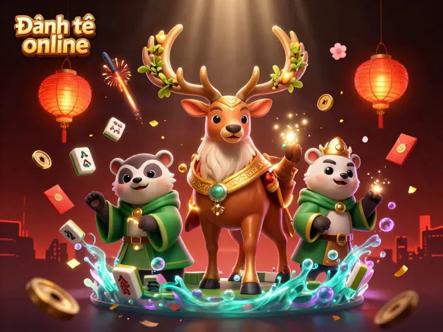 Experience the thrill of Đánh đề online in a vibrant casino scene with enchanting characters and game elements.
