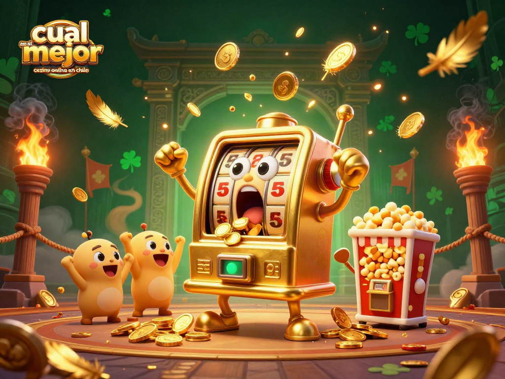 Juegan a ganar en el mejor casino online en Chile con máquinas tragamonedas doradas.