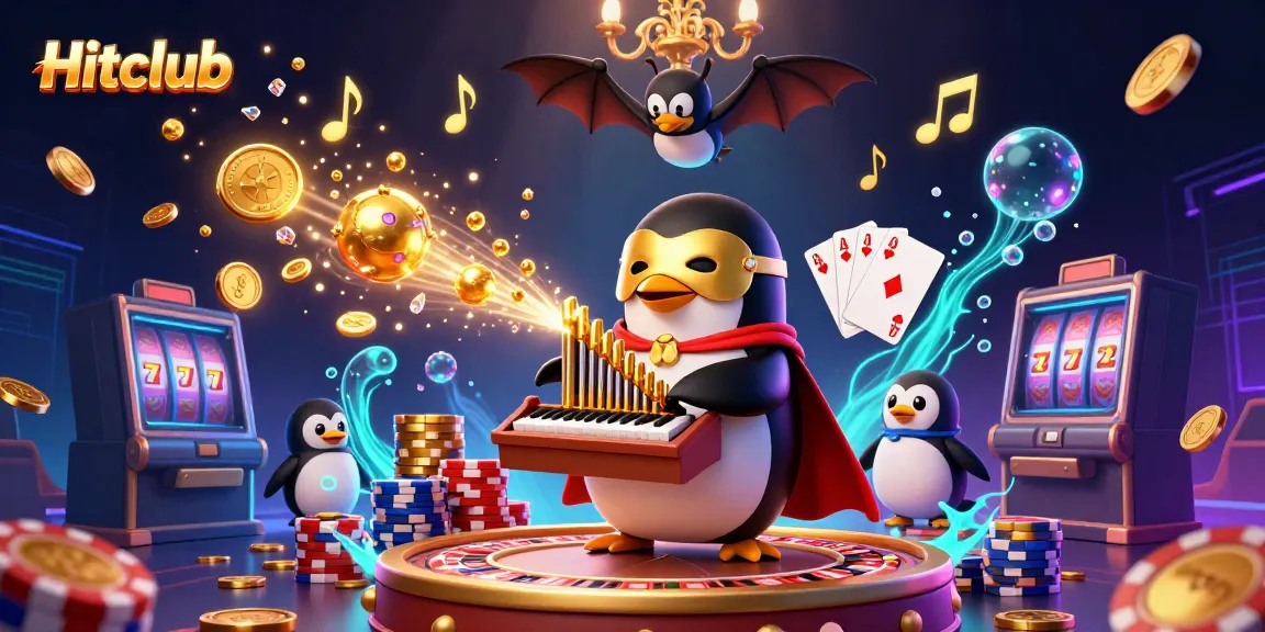 Experience thrilling gaming at Hitclub with vibrant characters and dynamic casino elements.